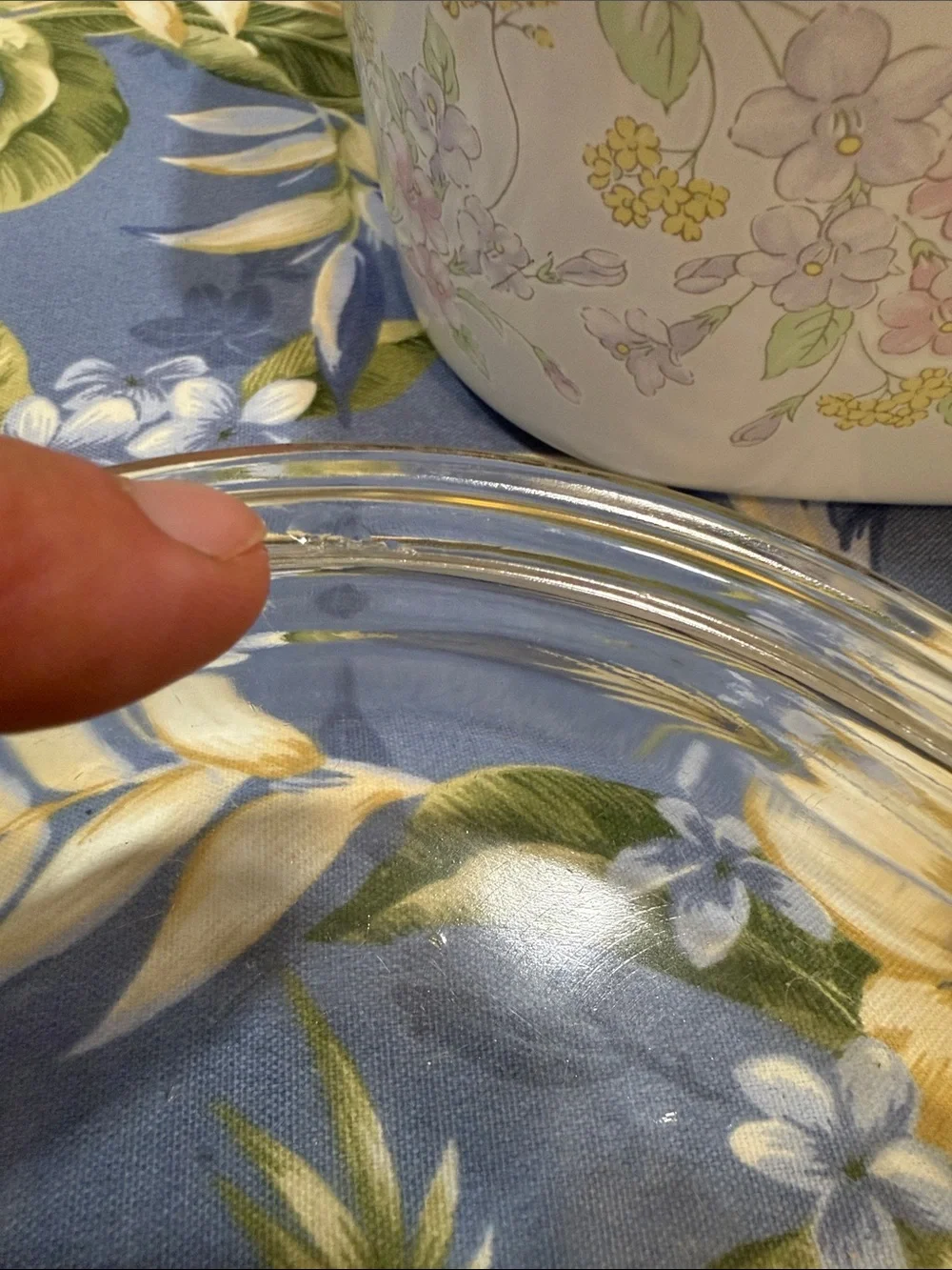 Corningware floral bouquet